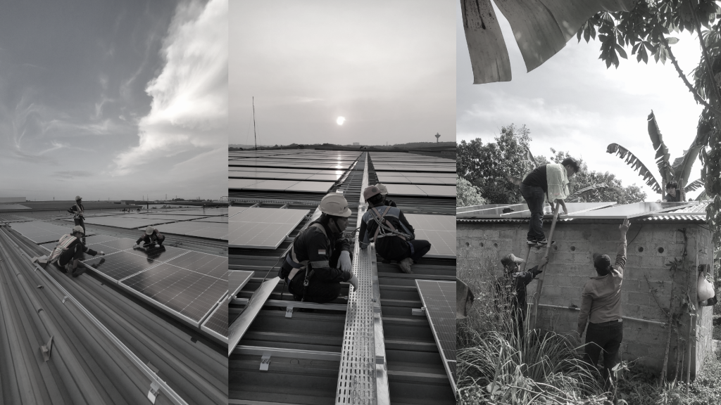 black and whit front renewable energy